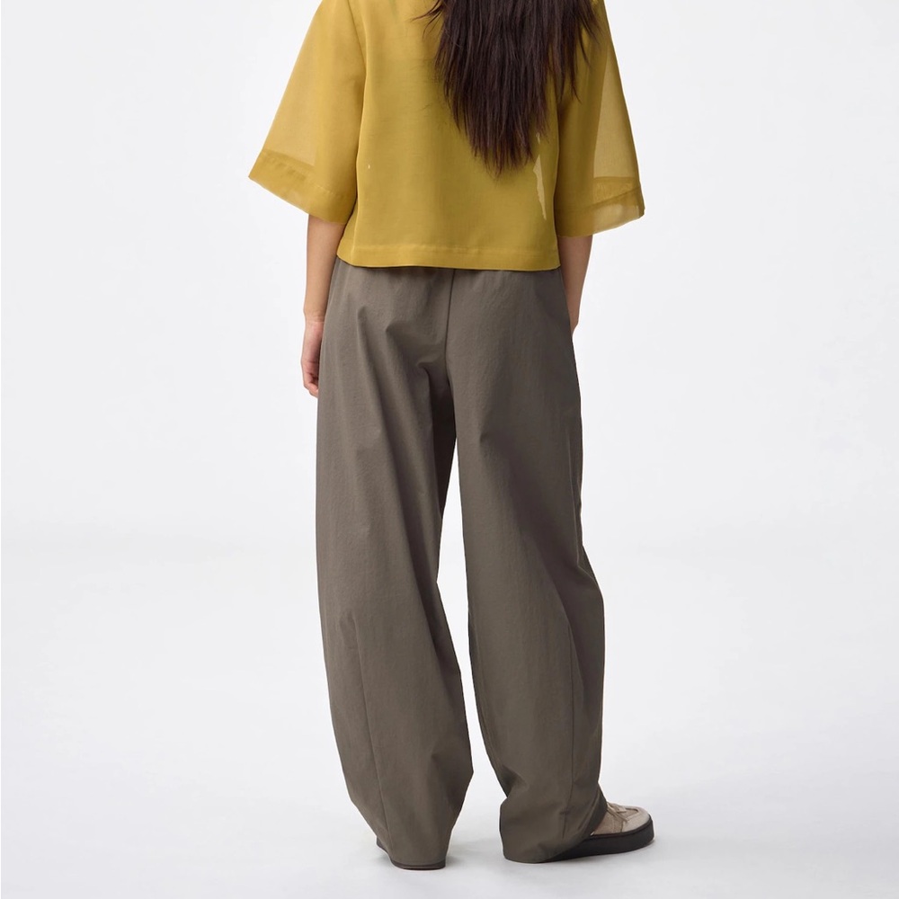 Women's Pull On Barrel Leg Pants Size M - Picture 9 of 9